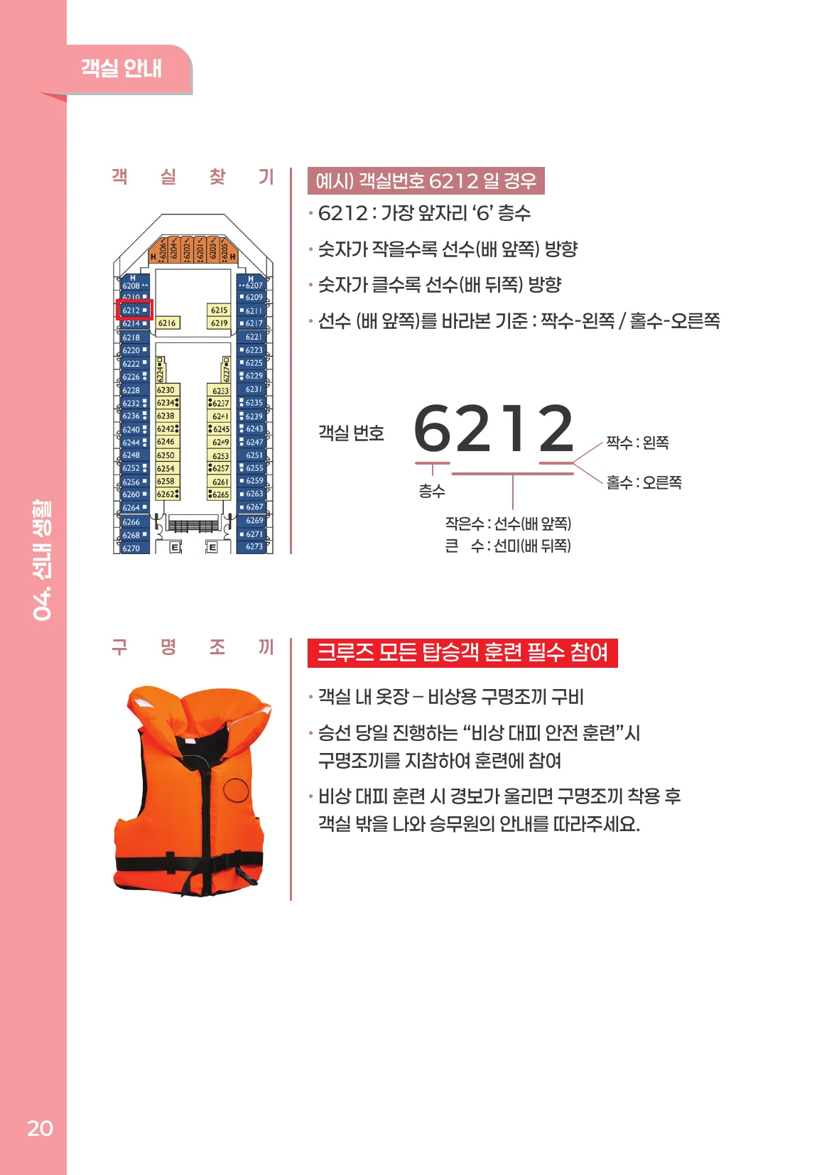 객실 안내